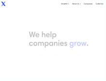 Tablet Screenshot of growthx.com